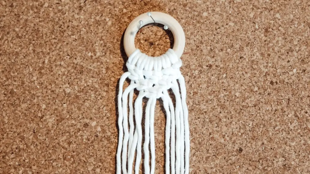 Ring knoten Kreuzknoten Reihe 3